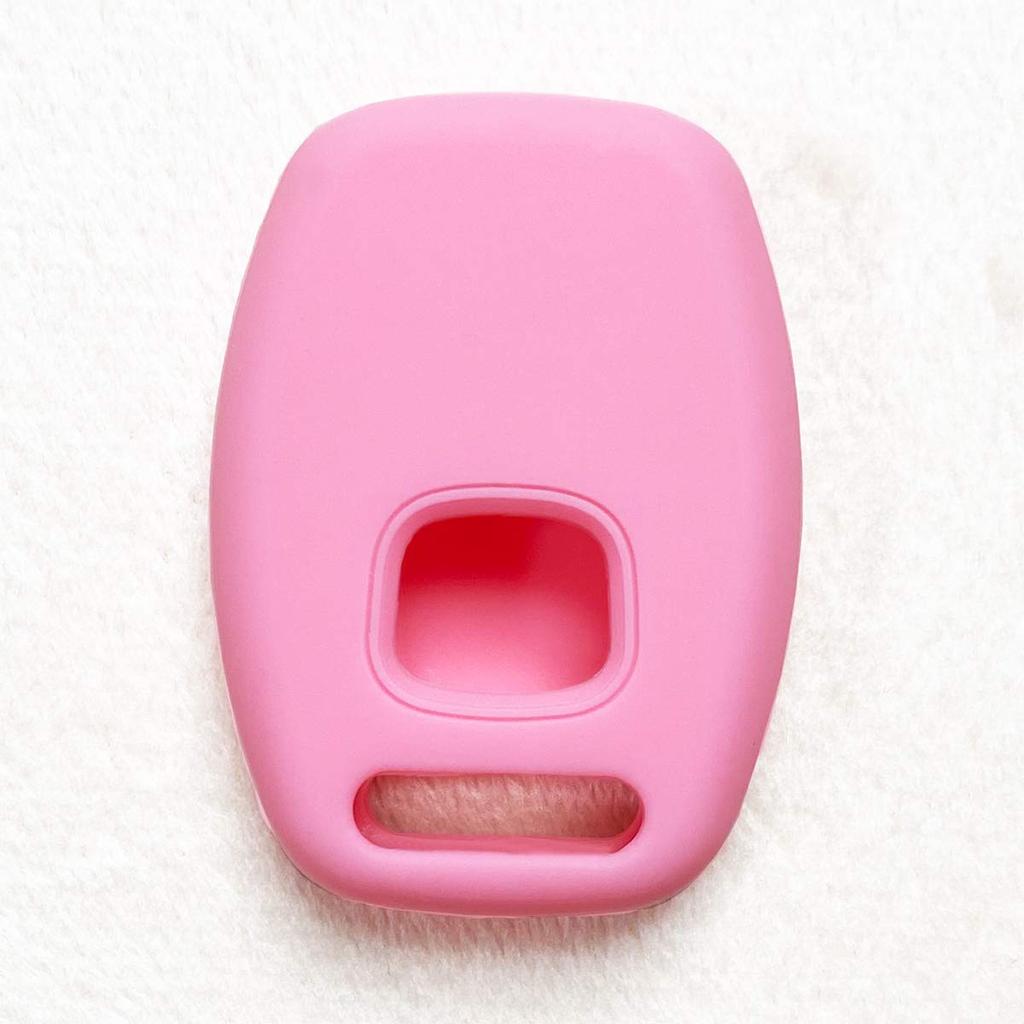 [IKT] (Honda Cars) Silicone Cover for Keyless Keys 2 Buttons Light Pink/Fit/Odyssey/CR-V/Stream/Civic, Etc. Specially