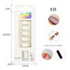 24pcs/Box Women Wearable False Nail Tip Full Cover Artificial Nail Tips Round Head Fake Nails Manicure Tool