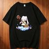 Frieren Cotton Shirt Unisex Aesthetic S Breathable Colorful Harajuku  Streetwear T Shirt Graphic Psychedelic Streetwear Grunge