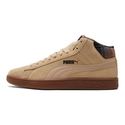 Smash V2 Mid WTR Plaid - Pebble Unisex Sneakers Cream Urban-Red Black 385174-02