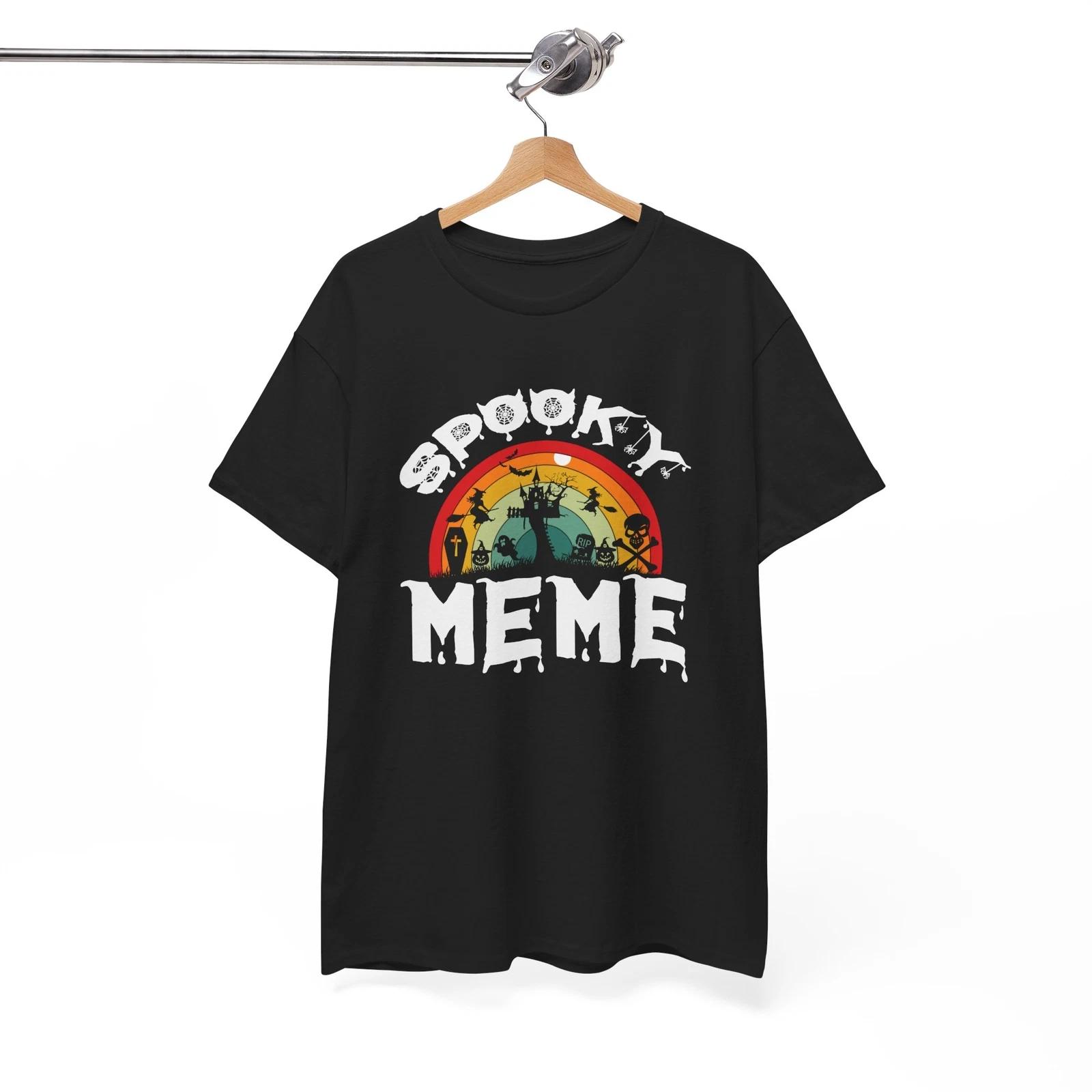 Spooky Meme T-Shirt | Funny Old School Joke Tee | Hilarious Humor Shirt S