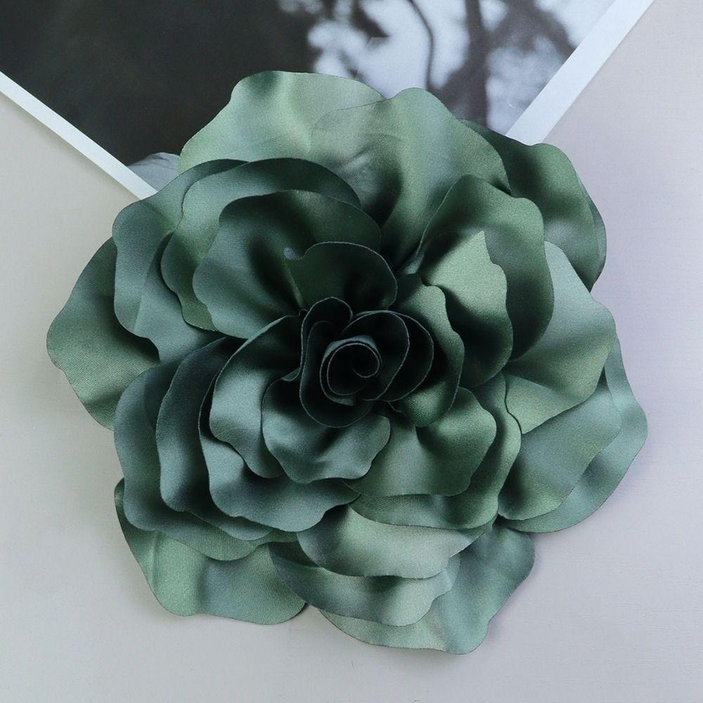 Látkový umělecký ručně vyráběný květinový brož 20cm Velká velikost Šaty Oblek Korsáž Ručně vyráběný doplněk oblečení