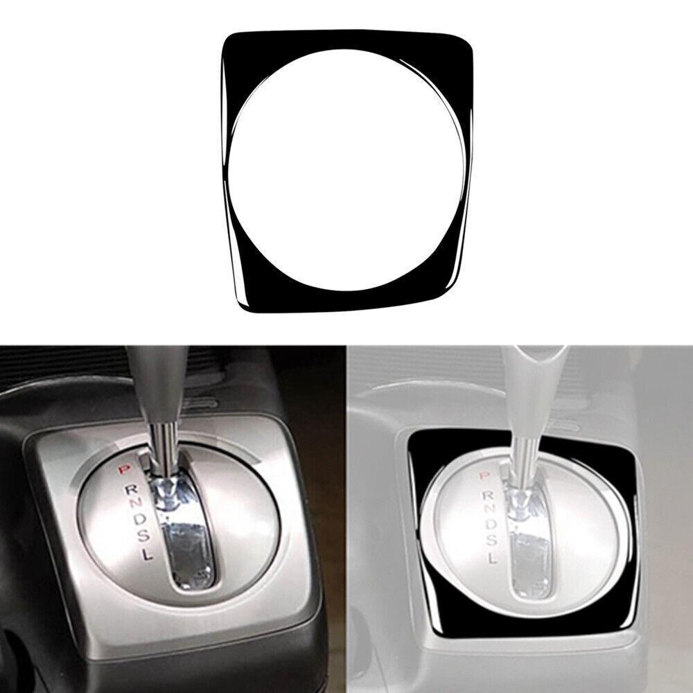 Piano Black Automatic Gear Shift Frame Cover Trim For Honda Civic 8th 2006-2011