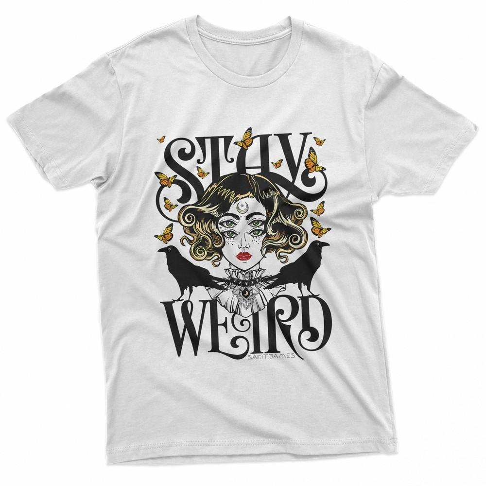 Rose and the Ravens Stay Weird Witchy Gothic TShirt Unisex T-Shirt M