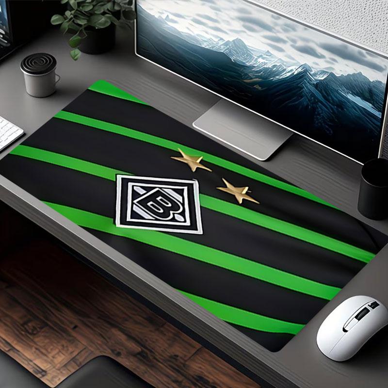 Borussia Mönchengladbach Print Mauspads, für Tastaturablage Laptop PC Matte für Büro Heimgebrauch, Schreibtischdekoration, Perfektes Geburtstagsgeschenk für Gamer