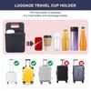 Reusable Drink Cup Carrier, Foldable Tote Bag With Handles High quality felt Transparent side bag for Daily Commute CarTravel