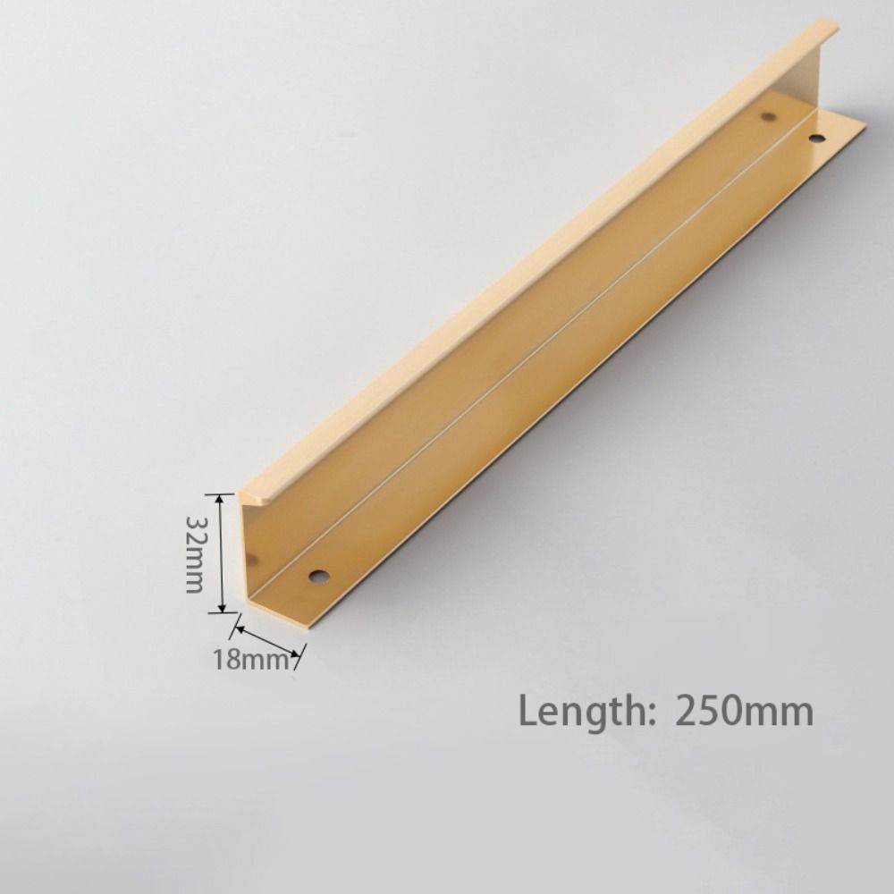 Embedded Invisible Handle Furniture Hardware Cabinet Pulls High Quality Wardrobe Handle