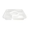 Disposable 4+1 Compartment Meal Box