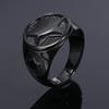 Personalized Retro Fashion Five-pointed Star Round Brand Ring Men, Trendy High-end Jewelry