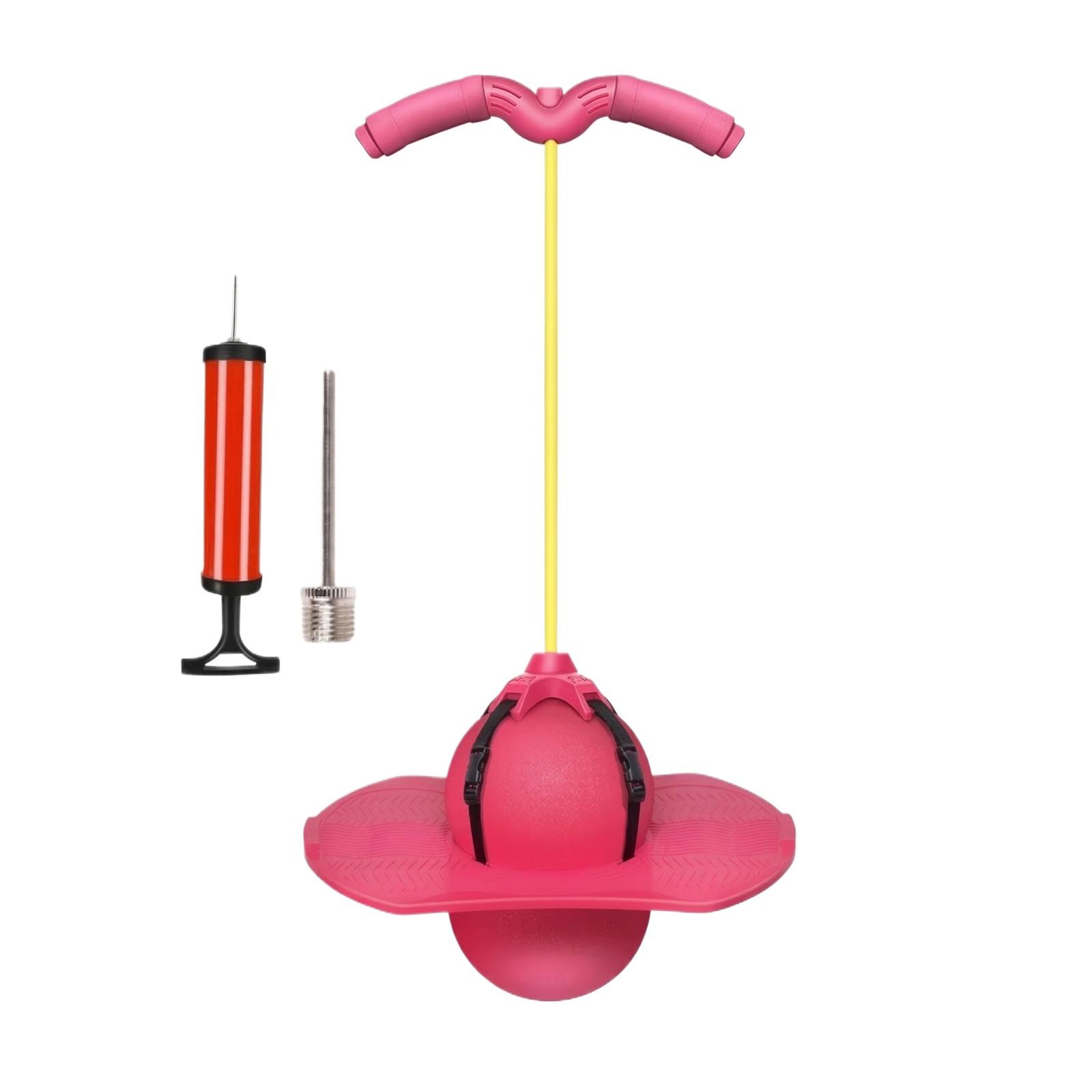 Jumping Ball, Children s Toy, Elastic Ball, Kindergarten Bouncing Ball, Elastic Bouncing Ball, Adult Fitness Balance Bouncing Ball розовый