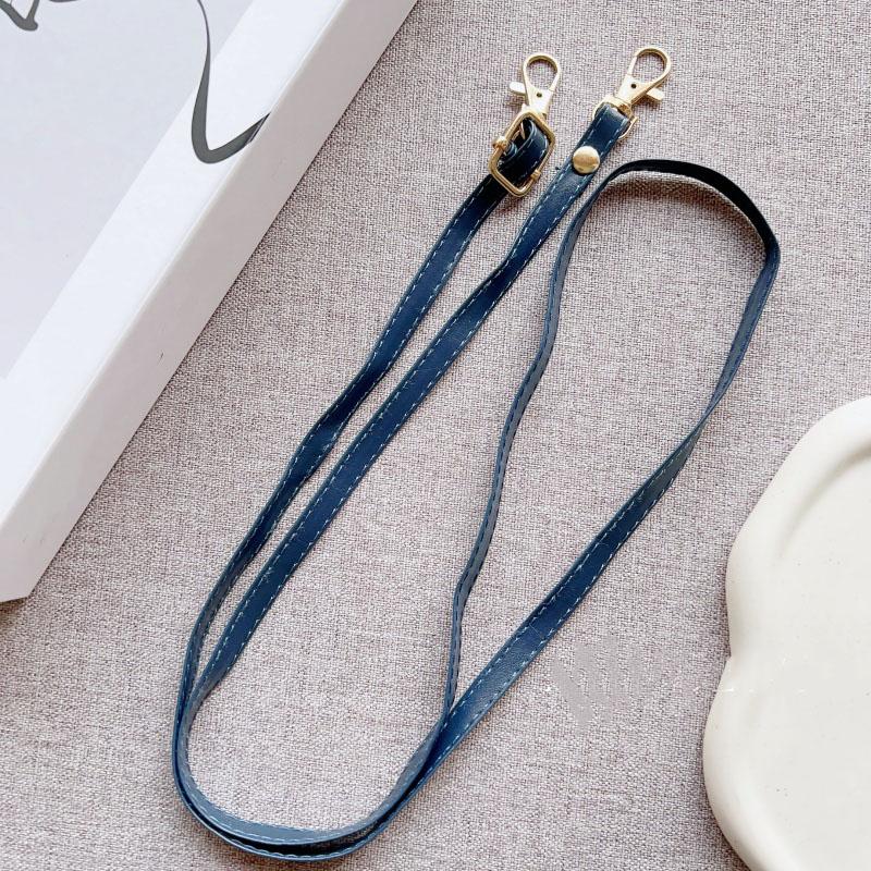Luxury PU Leather Crossbody Necklace Phone Strap Long Lanyard String Belt for Mobile Phone Case Casing Case Bag Wallet Accessory