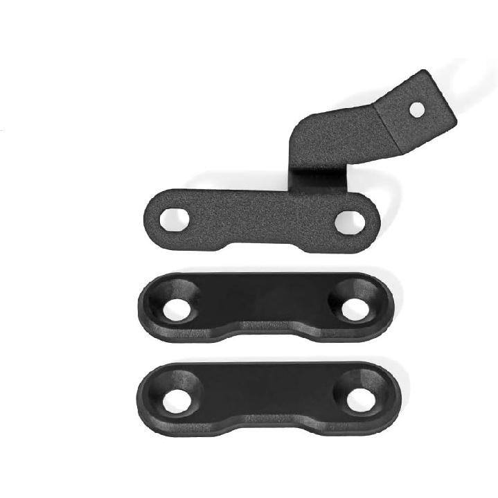 MOTO4U Footrest Cover Passenger Footpeg Removal Delete Kit Footrest Removal Plate Set Pillion for MT09 FZ09 2014-2017