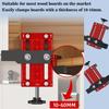 Cabinet Door Installation Positioner, Aluminum Alloy Cabinet Hardware Jig, Versatile Hardware Jig, Cabinet Installation Tools