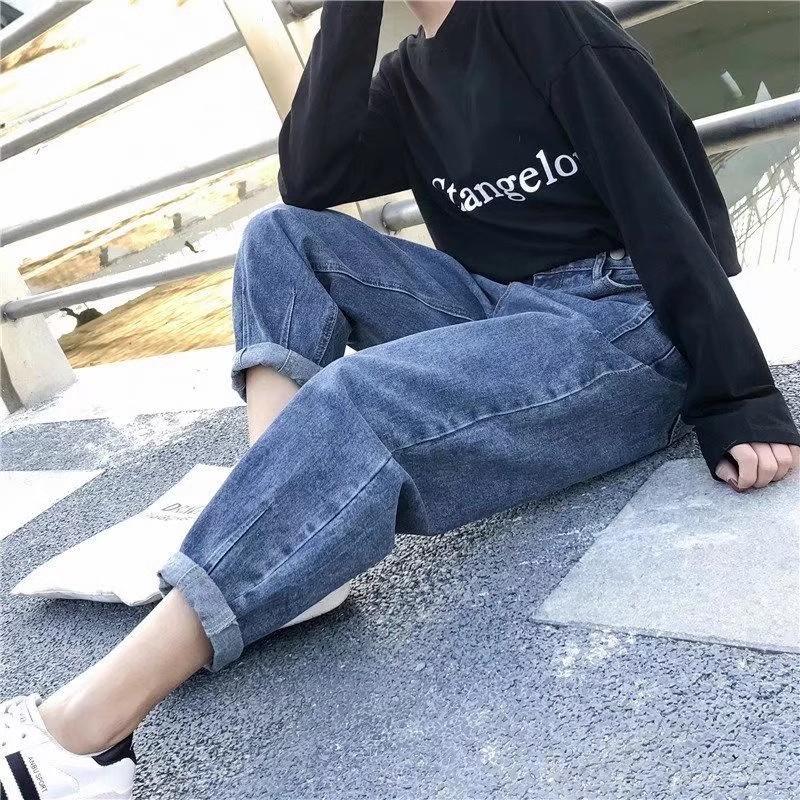 Women's Casual Fashion Striped Floor,Mopping Straight Pants Casual Pants