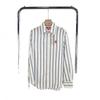 High Quality Striped Linen Polo Shirt Slim Fit Long Sleeve Casual Fashion