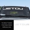 For Jetour Traveler T2  2024 2025 Car Spare Tire Cover Wheel Hub External Stickers Decorate Car Body Products Accessories