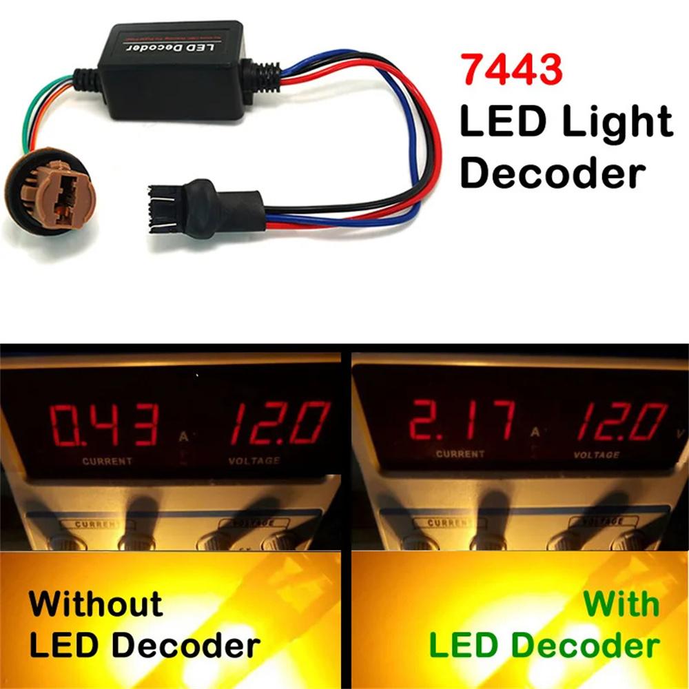 T20 7443 LED Light Error Decoder Resistor Anti-Flash