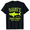 Quints Shark Jaws Amity Island 1975 Navy Tshirt Unisex Cotton Clothing Casual Basic T Shirt Oversized Fitness Tshirt Tees Tops