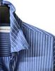 ORDINARY PEOPLE Re : Shape Memory Wire Shirt [Blue Stripe]
