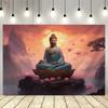 Meditation Buddha Tapestry Hippie Mandala Home Decoration Background Poster Living Room Dormitory Studio Fabric Mural