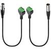 XLRs Female Male To 3Pin Terminals Block Adapter Cable for Sound Signal Transmission and Extension