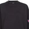 PINKO Loose Fit Round Neck Sweatshirt With Rhinestone Decoration Women tops Black 103245A1QM-ZW1
