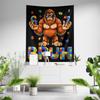 Aertemisi Six Seven Bruh 67 Autism Puzzle 6 7 Meme Tapestry Wall Hanging Art for Bedroom Living Room Decor Dorm