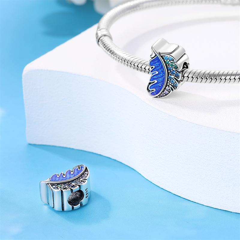 copper Colorful Butterfly Dragonfly Feathers Charm Bead Charms Luminous Stars Pendants Compatible With Authentic Bracelets Fine Do It Yourself Jewelle