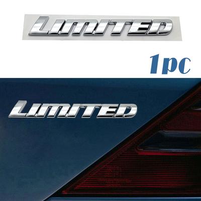 1pc Insignia Universal 3D para Maletero de Coche Pegatina ABS Emblema Edición LIMITADA Coche Pegatina Decoración Carrocería Coche Accesorios Exteriores Auto