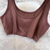 Two-Piece Suit Women's Summer Small Camisole High Waist Drawstring Slit Bag Hip Skirt