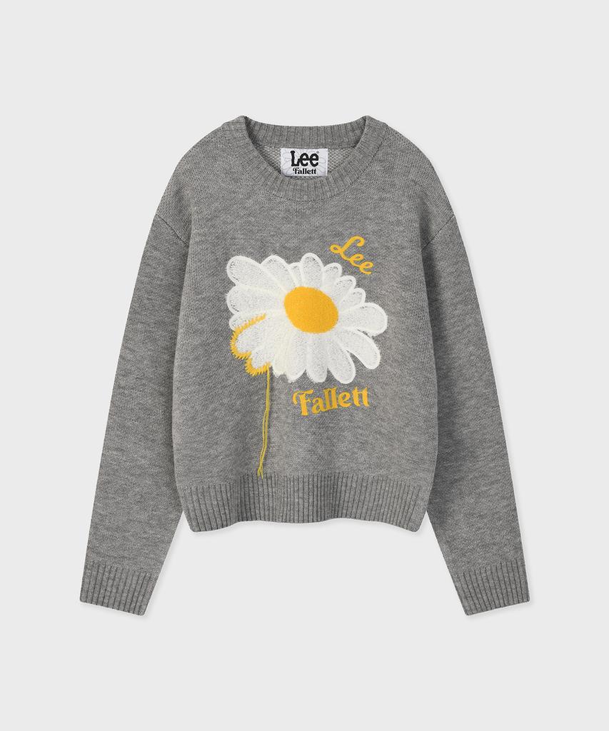 FALLETT [Fallett X Lee] Sunflower Knit Gray