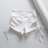 2023 Summer Women's Sexy Butt-Lifting Yoga Shorts with High Waist and Drawstring Tie