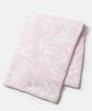 Blanket HALF [Kashiwear] BBCH-DSK01 THROW-DAMASK PINK/WHITE [Item]