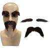 Mustaches and Eyebrows Cosplay Costume Accessories for Halloween Christmas, Self Adhesive Eyebrows and Beard Mustaches