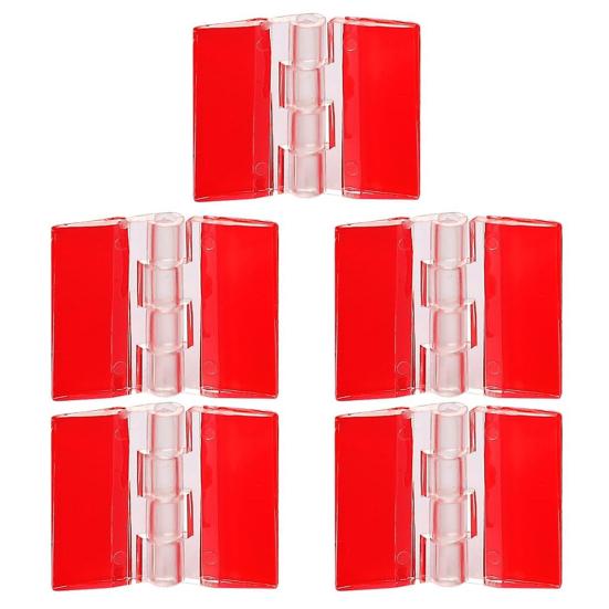 1/5 ks Akrylové čiré panty Samolepicí skládací panty Jednoduchá instalace Náhradní panty do skříněk a zásuvek Kování Nářadí