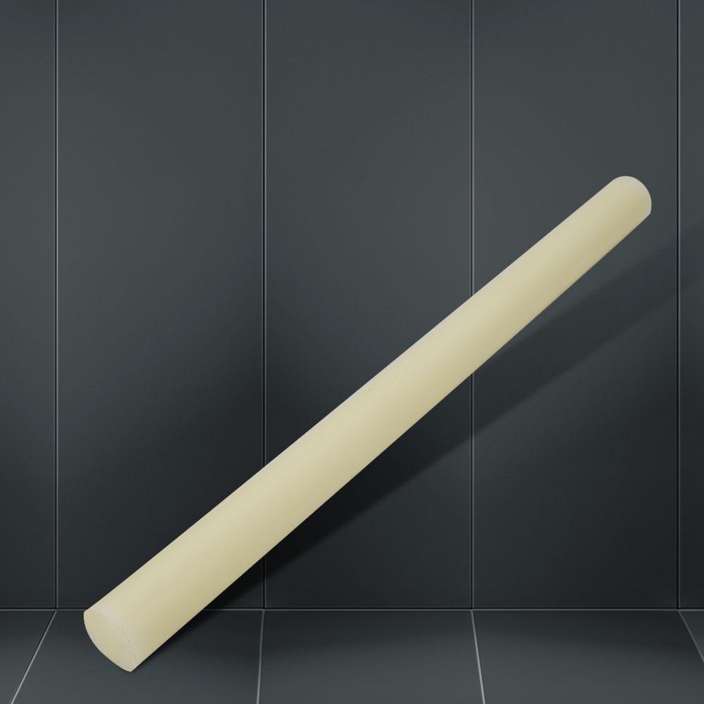 High Quality Plastic Round Nylon Rod White Bar 20Celsius35mm Diameter 500mm Length (20*500mm)