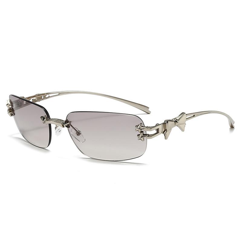 

Солнцезащитные очки без оправы для женщин, изысканный и универсальный стиль.