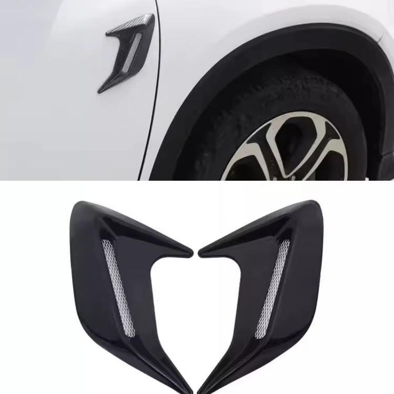Car Front Bumper Decor Sticker Side Air Vent Car Splitter Wing Spoiler Canard Car decoration Universal
