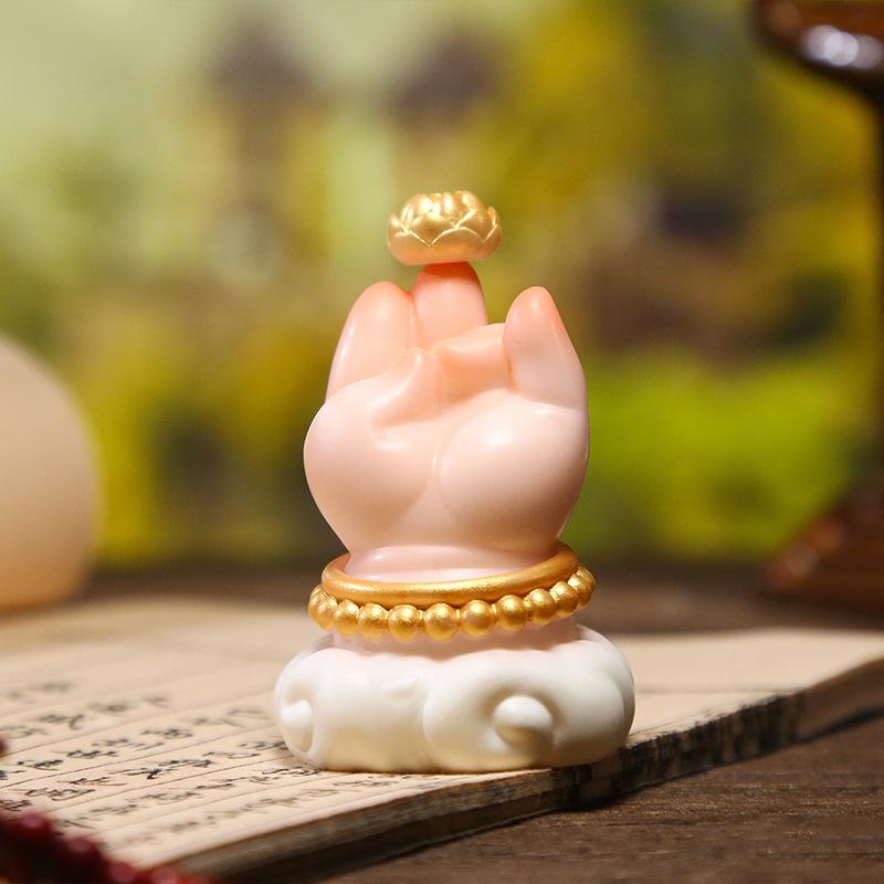 

Buddha s Hand Zen Resin Ornament: Auspicious Tea Ceremony Decor & Lucky Gift As shown