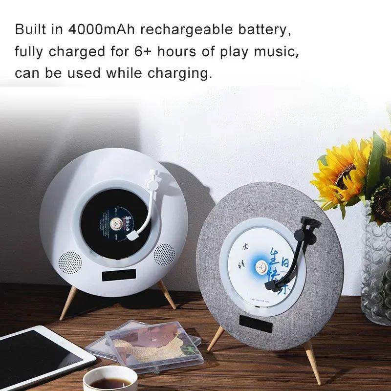 Altoparlante Bluetooth portatile lettore CD album schermo display LED batteria grande da 4000mAh Bluetooth 5.3 doppio altoparlante qualità del suono HIFI