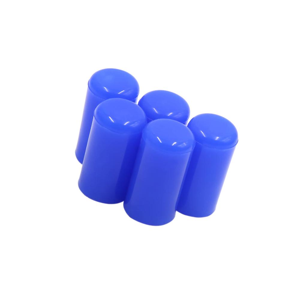 ACROPIX Silicone Blanking Cap 10mm Universal Intake Vacuum Hose Tube End Plug Blue 5pcs
