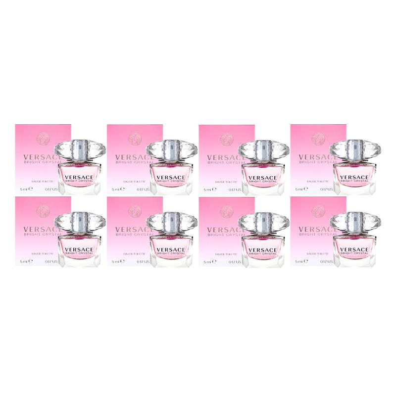 VERSACE Sample Set, Pink Radiance Crystal Diamond Pink Diamond Eau De Toilette Pomelo Peony Lotus