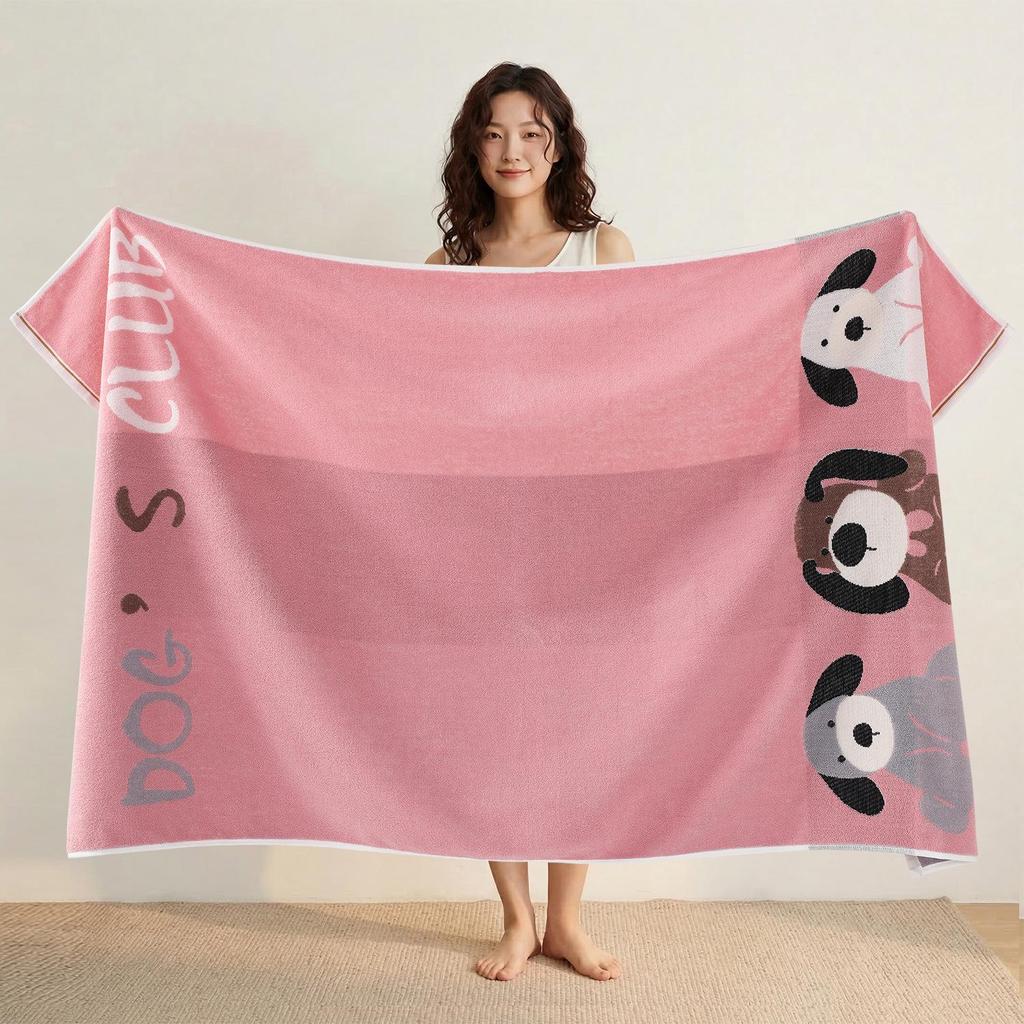 100% Cotton Thickened Quick-Dry Bath & Beach Towel - Enlarged & Premium Quality for Men