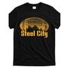 Steel City Football Fan T-Shirt ,Premium Soft Cotton Crew Neck, Breathable & Lightweight Summer Casual Top , Perfect Gift for Football Lovers