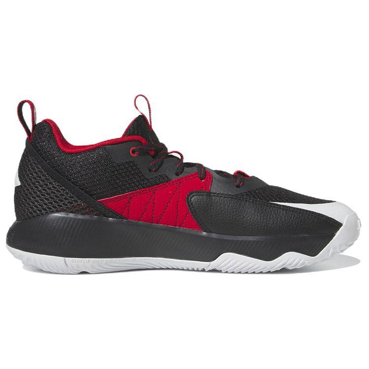 Adidas Dame Certified EXTPLY 2.0 Trail Blazers Auswärts Unisex Sneaker Schwarz Better-Scarlet Cloud-White HR0728