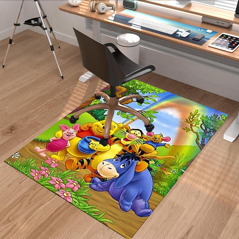 Winnie Pooh Friends Carpet For Playroom Bedroom Living Room Sofa Home Decorkids Game Area Rug Nonslip Floor Mat