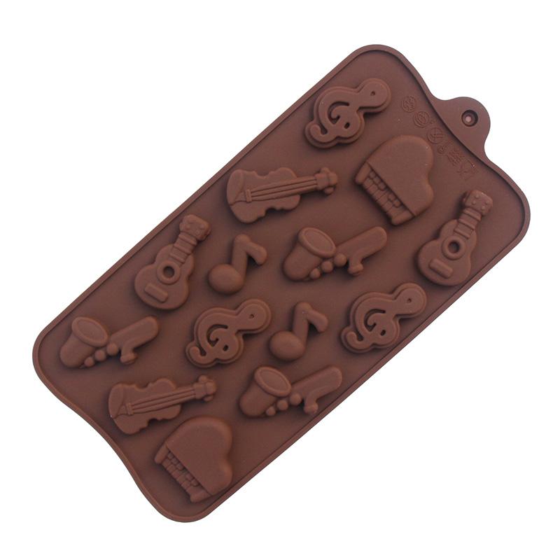 Musical Instrument Candy Chocolate Mold Silicone Mould Baking Tool
