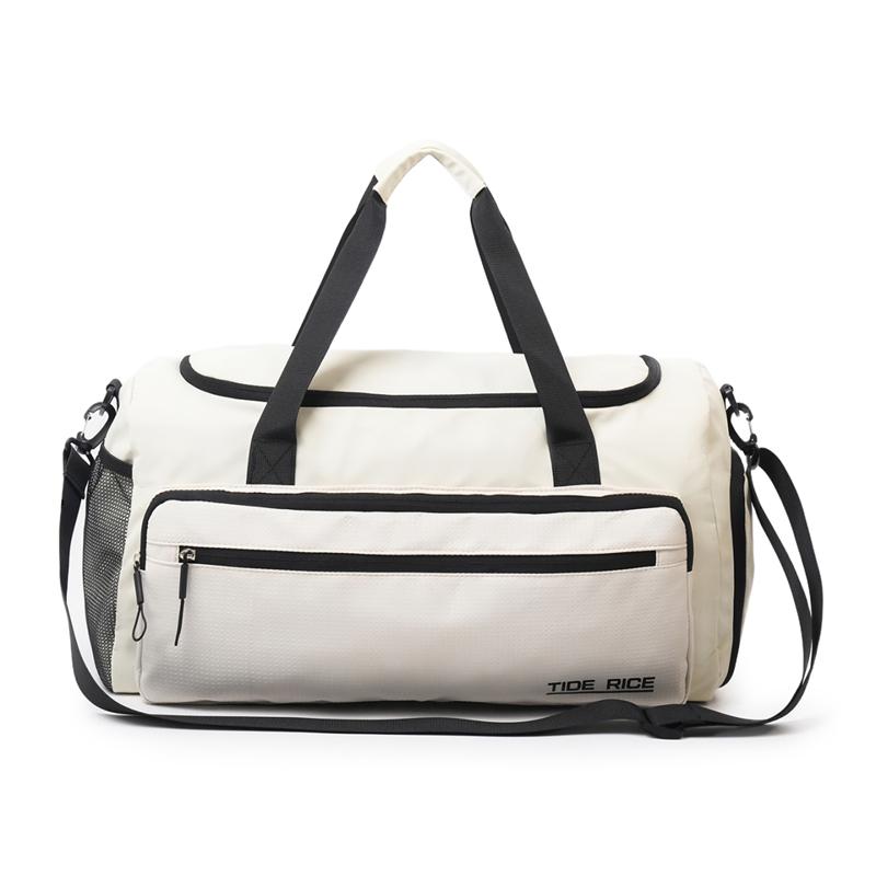 

Outdoor Travel Bag Large Capacity Sports Fitness Bag Shoulder Luggage Bag With Letter