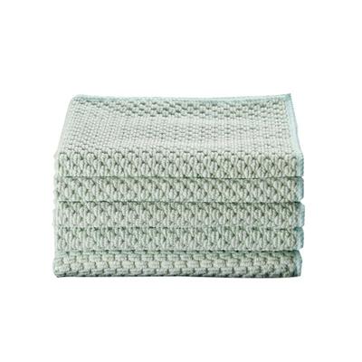Reinigungstücher mit Waffelmuster, wiederverwendbare, saugfähige Mikrofaser-Reinigungstücher, fusselfreie Mikrofaser-Küchentücher, 6er-Pack, Grau, 12,6 x 12,6 Zoll
