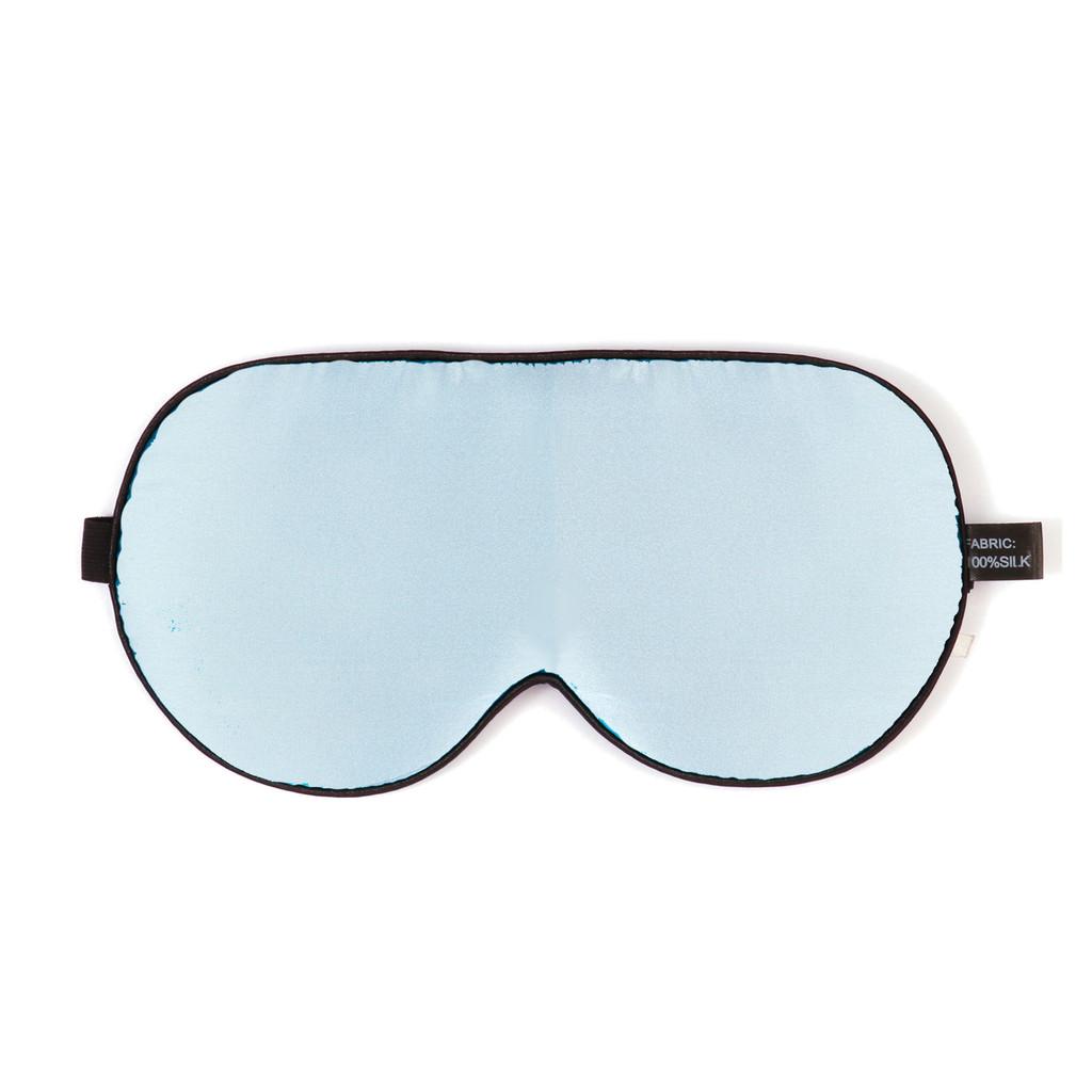 Solid Adult Color Double Sided Silk Eye Mask Sleeping Nighttime Supplies Rest